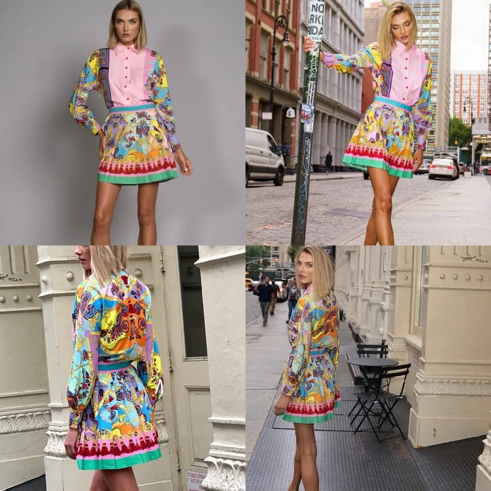 Vibrant Multicolor Women's Dress - Picture 14 of 16